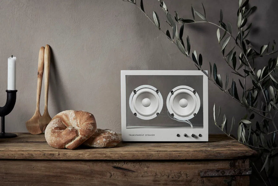 SMALL TRANSPARENT SPEAKER