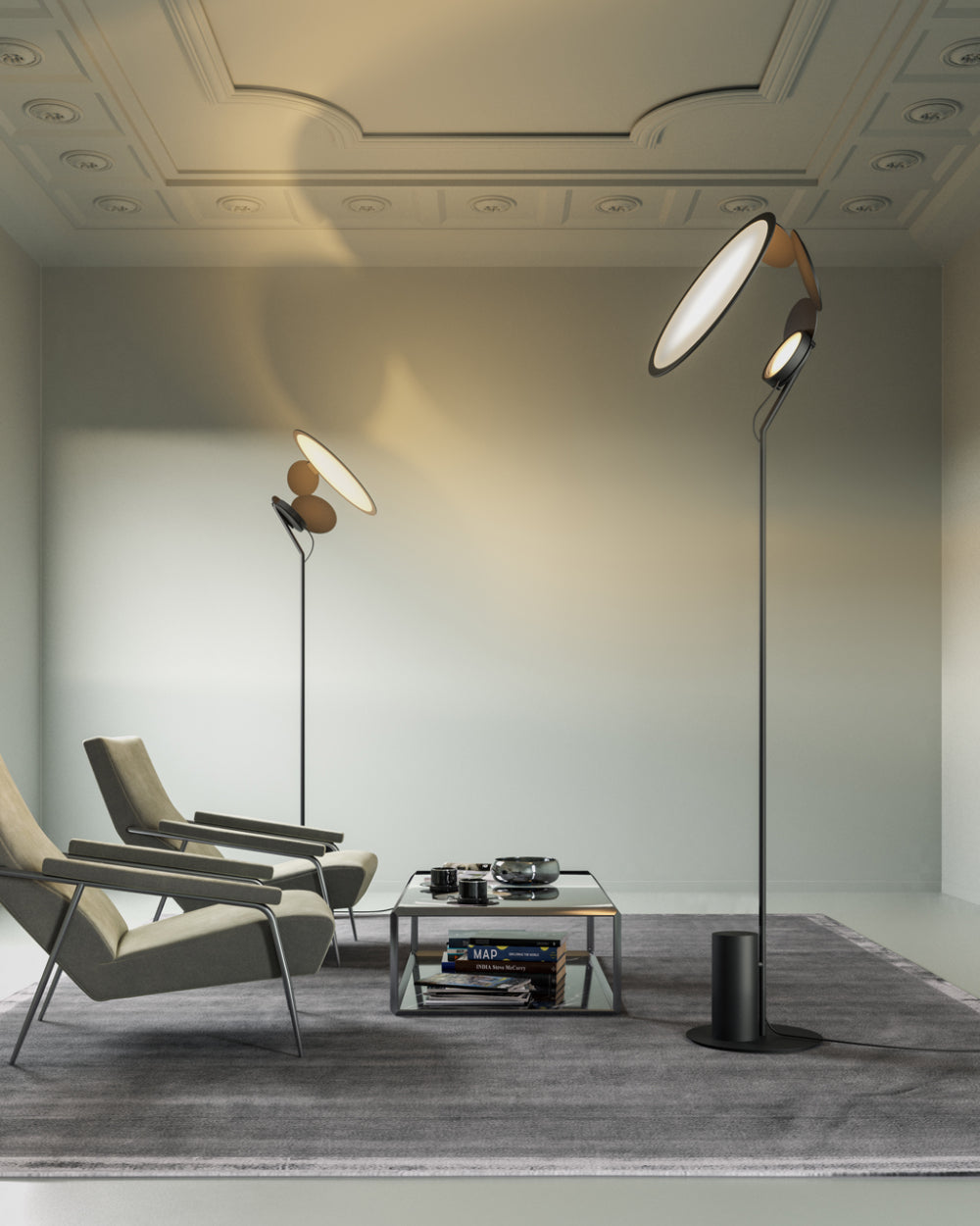 CUT MEDIUM FLOOR LAMP