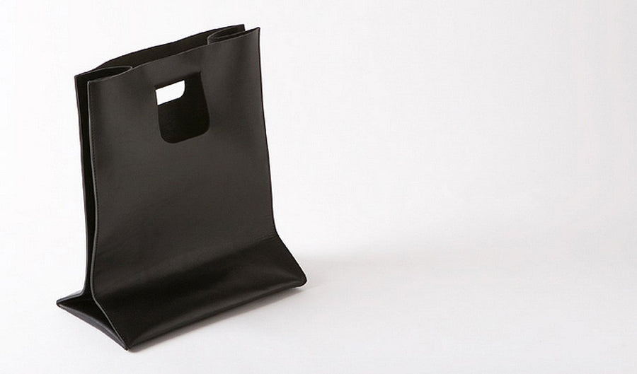CAROL Leather Bag by Claude Bouchard for Oscar Maschera - DUPLEX DESIGN