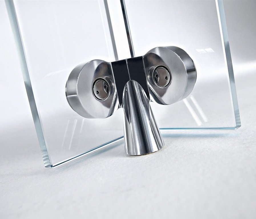 CRISTALLINO Crystal Foosball Transparent Table by Adriano Design for Teckell - DUPLEX DESIGN