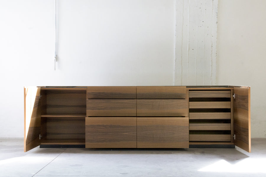 BROWN Side Cabinet by Stephane Lebrun for Dessie' - DUPLEX DESIGN