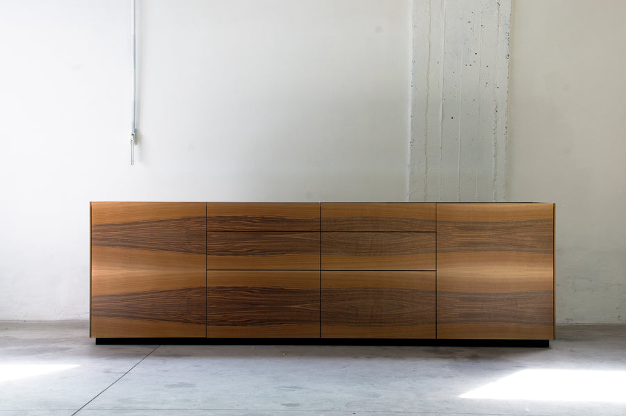 BROWN Side Cabinet by Stephane Lebrun for Dessie' - DUPLEX DESIGN