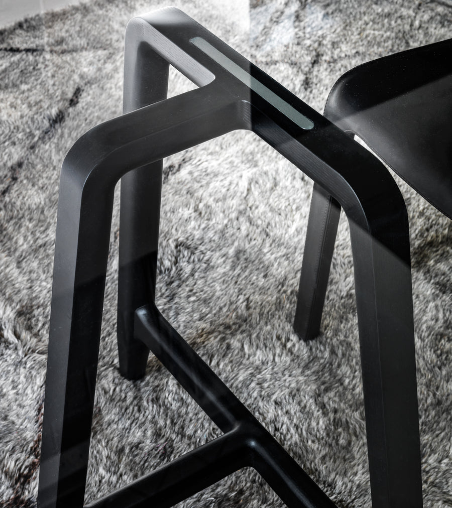 EASEL Table with Glass Top by L+R Palomba for Driade - DUPLEX DESIGN