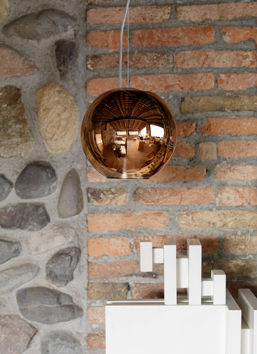 GLOBO DI LUCE Suspension Lamp by Roberto Menghi for Fontana Arte - DUPLEX DESIGN