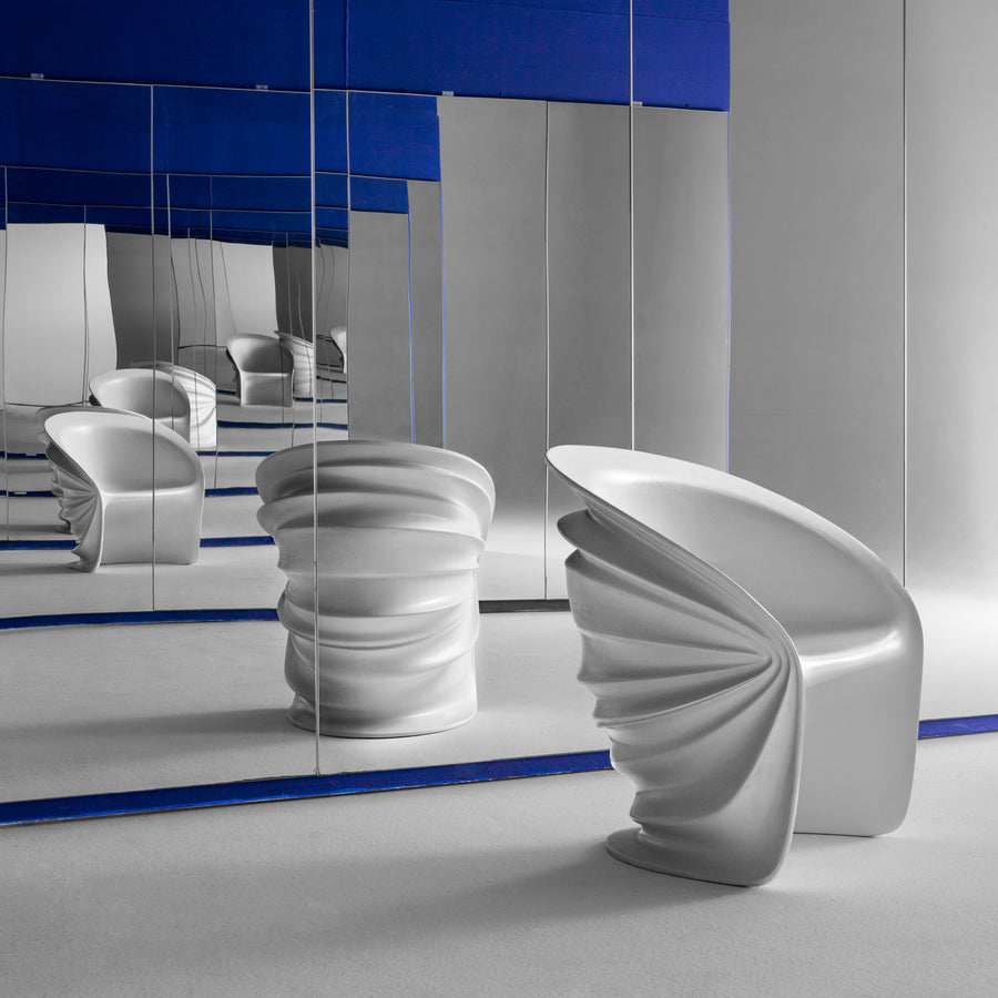 MODESTY VEILED Armchair by Italo Rota for Driade - DUPLEX DESIGN