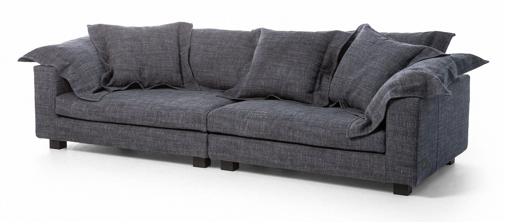 激安アウトレット通販 レディース Nebula_Nine_Cotton_Linen_Leath 2人掛け・3人掛けソファ