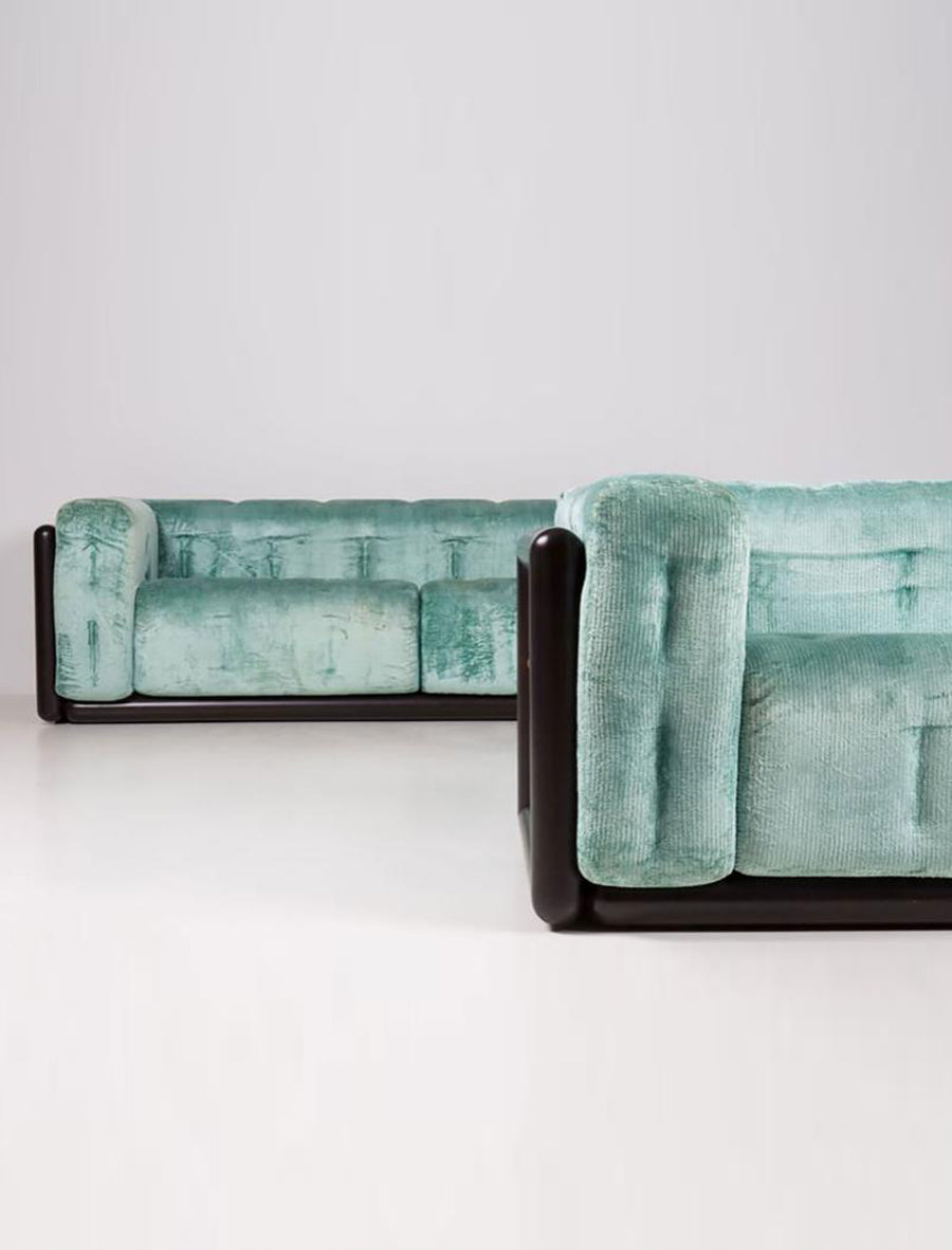 PAIR OF CORNARO 220 SOFAS