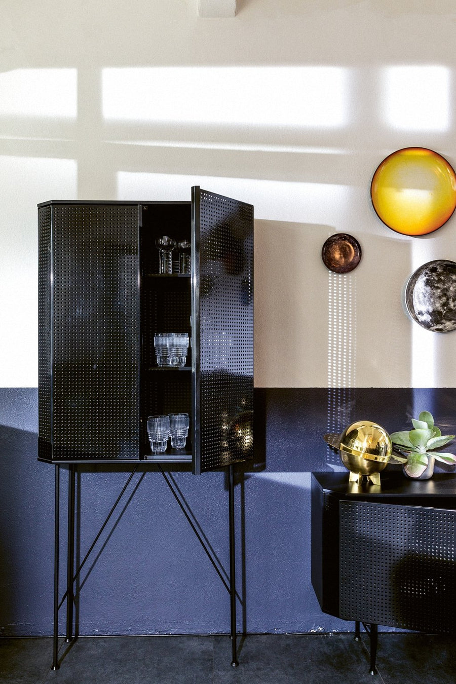PERF Bar Cabinet by Moroso for Diesel Living - DUPLEX DESIGN