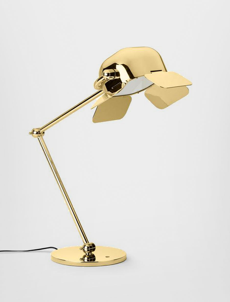 Brass flamingo table lamp sales