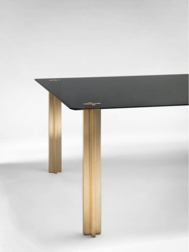 GOLD SQUARE TABLE
