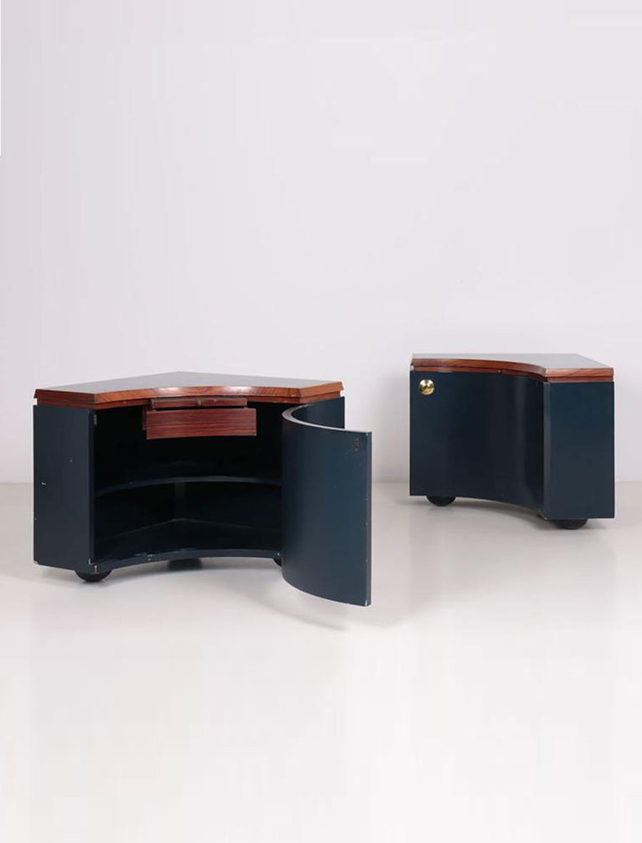 PAIR OF CORNER UNITS BY LUIGI CACCIA DOMINIONI